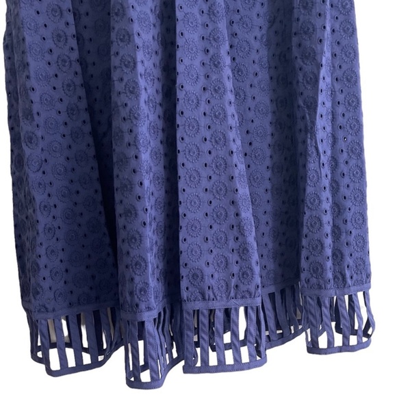 ANTHROPOLOGIE Plenty by Tracy Reese Women's Fit and Flare Eyelet Lace Dress - Picture 3 of 9